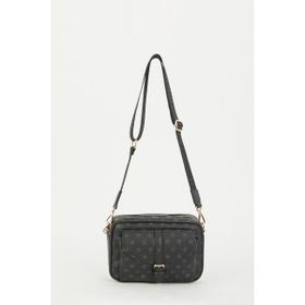Pierre Cardin 05PO23Y1726 Siyah Monogram Kadın Omuz Çantası