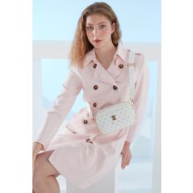 Pierre Cardin 05PO23Y1731 Beyaz Monogram Kadın Omuz Çantası