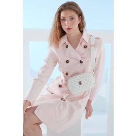 Pierre Cardin 05PO23Y1731 Beyaz Monogram Kadın Omuz Çantası