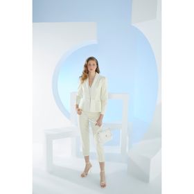 Pierre Cardin 05PO23Y1733 Beyaz Monogram Kadın Omuz Çantası