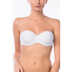 Pierre Cardin 1-6-6026 232-006026 Beyaz Destekli Straplez Tek Kadın Sütyen