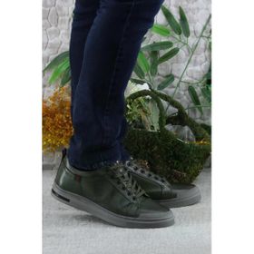 Pierre Cardin 10214 Haki Deri Erkek Ayakkabı