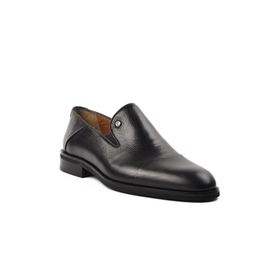 Pierre Cardin 104H11 Siyah Kırışık Hakiki Deri Erkek Klasik Ayakkabı