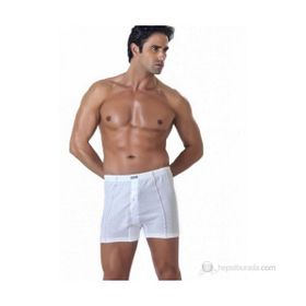 Pierre Cardin 116 Beyaz Penye Erkek Boxer