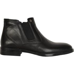 Pierre Cardin 1195865 Siyah Deri Bağsız Erkek Bot