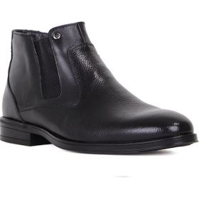 Pierre Cardin 1195865 Siyah Deri Bağsız Erkek Bot