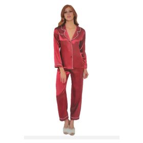 Pierre Cardin 1200 Bordo Kadın Pijama Takımı