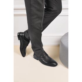 Pierre Cardin 1612200 M Siyah Hakiki Deri Bağcıklı Erkek Klasik Ayakkabı
