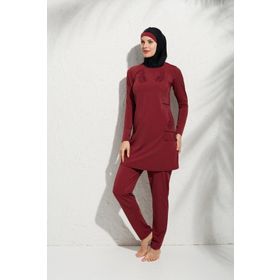 Pierre Cardin 191913 Uzun Kollu Aplikeli Tesettür Mayo