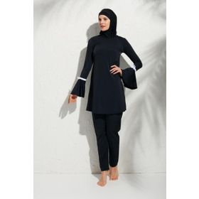 Pierre Cardin 191934 Uzun Kollu Kolu Volanlı Tesettür Mayo