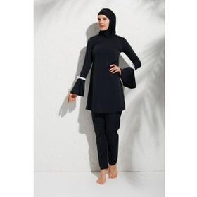 Pierre Cardin 191934 Uzun Kollu Kolu Volanlı Tesettür Mayo