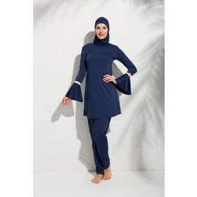 Pierre Cardin 191934 Uzun Kollu Kolu Volanlı Tesettür Mayo