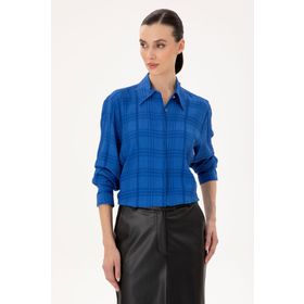 Pierre Cardin 1947838 VR045 Mavi Kadın Gömlek