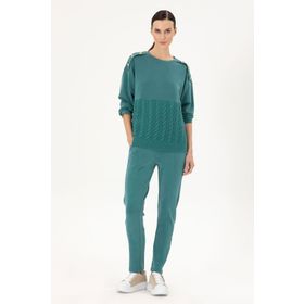 Pierre Cardin 1949395 VR079 Yeşil Kadın Pantolon