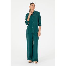 Pierre Cardin 1950047 VR079 Yeşil Kadın Pantolon