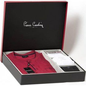 Pierre Cardin 2000 Bordo Pijama Çamaşır Çorap Set