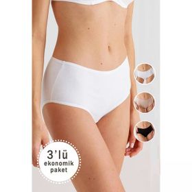 Pierre Cardin 2033 Maxi Cut 3 Adet Kadın Külot