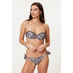 Pierre Cardin 217367 Pembe Straplez Dolgulu Bikini Takım