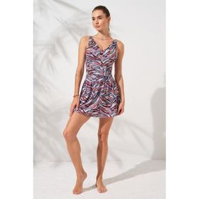 Pierre Cardin 231130-T Lena Tiger Şortlu Elbise Mayo