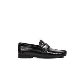 Pierre Cardin 25104 Siyah Rugan Deri Erkek Loafer Ayakkabı
