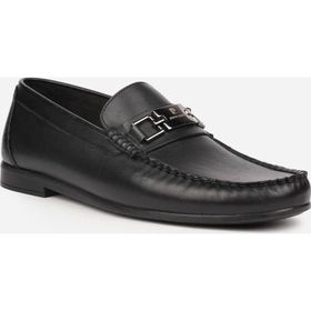 Pierre Cardin 25109 Hakiki Deri Siyah Rugan Erkek Günlük Ayakkabı
