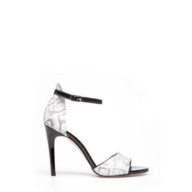 Pierre Cardin 2S891053 Gümüş Yılan Kadın Topuklu Ayakkabı