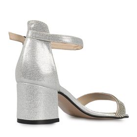 Pierre Cardin 2S891053 Gümüş Yılan Kadın Topuklu Ayakkabı