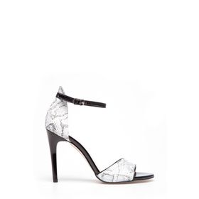 Pierre Cardin 2S891053 Gümüş Yılan Kadın Topuklu Ayakkabı