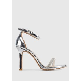 Pierre Cardin 2S891053 Gümüş Yılan Kadın Topuklu Ayakkabı