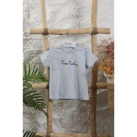 Pierre Cardin 302628 Ekru Erkek Bebek Çıtçıtlı Kısa Kol Tişört