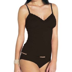 Pierre Cardin 350 Siyah Penye Dantelli Atlet Külot Takım