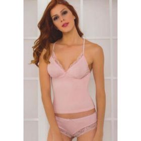 Pierre Cardin 396 Ekru Dantel Atlet ve Şort Takım