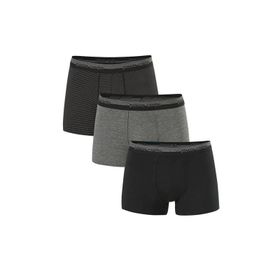 Pierre Cardin 3'lü Çizgili/Düz Erkek Boxer