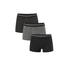 Pierre Cardin 3'lü Çizgili/Düz Erkek Boxer