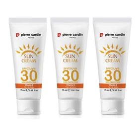 Pierre Cardin 3x75 ml 30 Spf Yüksek Koruma Koruyucu Güneş Kremi
