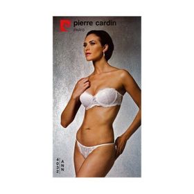 Pierre Cardin 4032 Siyah Kadın Balenli Straplez Destekli Sütyen Takım