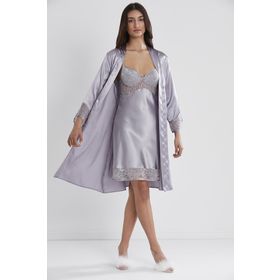 Pierre Cardin 4075 Royal 2'li Balensiz Kaplı Gecelik Sabahlık