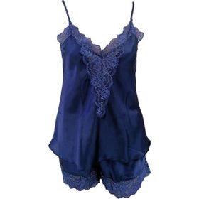 Pierre Cardin 430 Lacivert Saten Şort Takım