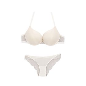 Pierre Cardin 4722 Ekru Lyon Double Push Up Sütyen Takımı