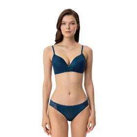 Pierre Cardin 4817 Venedik Gece Mavisi Balensiz Sütyen Takımı