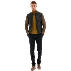 Pierre Cardin 50 Siyah Erkek Deri Ceket