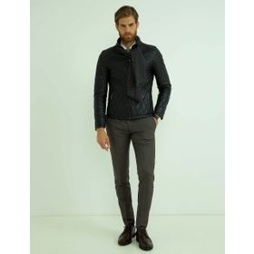 Pierre Cardin 50 Siyah Erkek Deri Ceket
