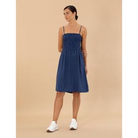 Pierre Cardin 50202826-VR033 Lacivert Dokuma Kadın Elbise