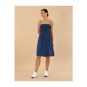 Pierre Cardin 50202826-VR033 Lacivert Dokuma Kadın Elbise