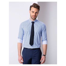 Pierre Cardin 50205897-VR036 Mavi Erkek Gömlek