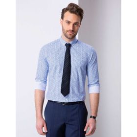 Pierre Cardin 50205897-VR036 Mavi Erkek Gömlek