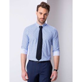 Pierre Cardin 50205897-VR036 Mavi Erkek Gömlek