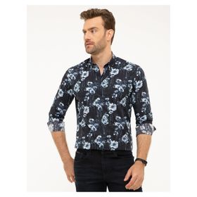 Pierre Cardin.50209323008 Erkek Gömlek Lacivert