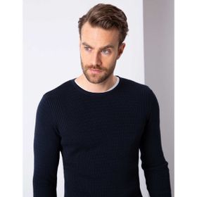 Pierre Cardin 50209935-VR100 Lacivert Erkek Triko Kazak