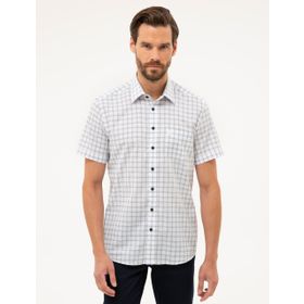 Pierre Cardin 50227435-VR033 Lacivert Erkek Gömlek